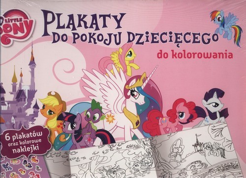 okładka Plakaty do kolorowania My Little Pony książka