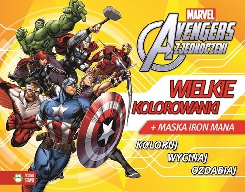 okładka Avengers Wielkie plakaty kolorowanka książka