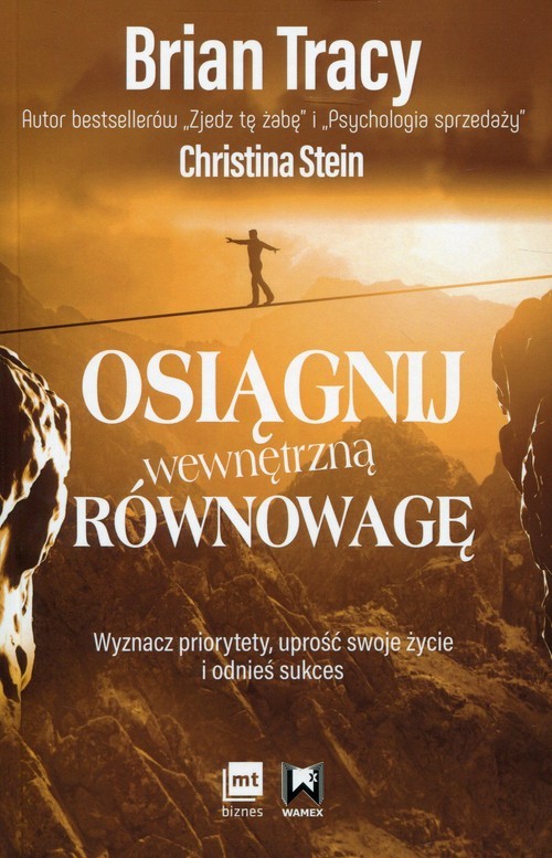 okładka Osiągnij wewnętrzną równowagę książka | Brian Tracy, Christina Stein