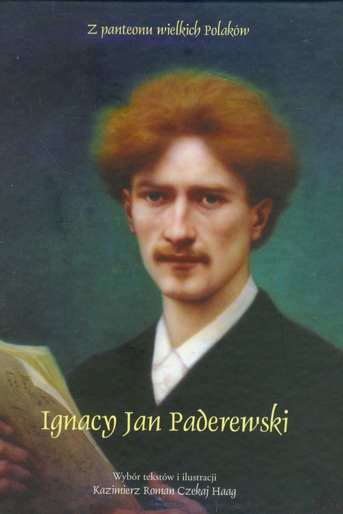 okładka Ignacy Jan Paderewski z płytą CD książka