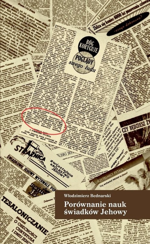 okładka Porównanie nauk świadków Jehowy książka | Bednarski Włodzimierz