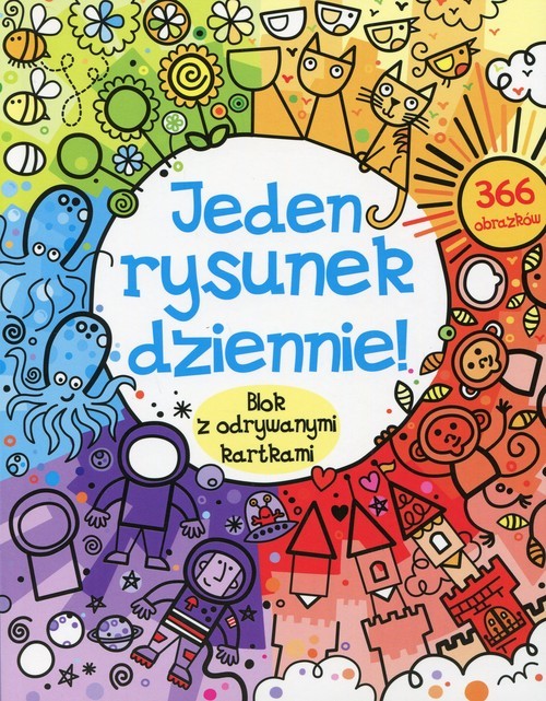 okładka Jeden rysunek dziennie Blok z odrywanymi kartkami książka | Sam Smith