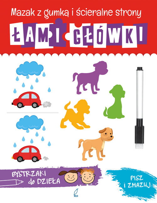 okładka Łamigłówki Książka z mazakiem książka