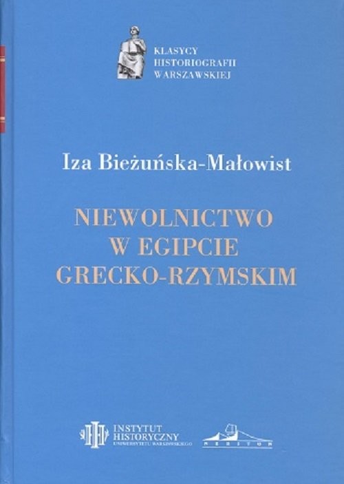 okładka Niewolnictwo w Egipcie grecko-rzymskim książka | Iza Bieżuńska-Małowist