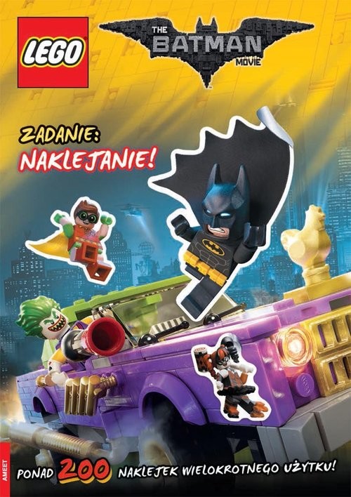 okładka Lego Batman Movie. Zadanie: naklejanie! LAS-451 książka