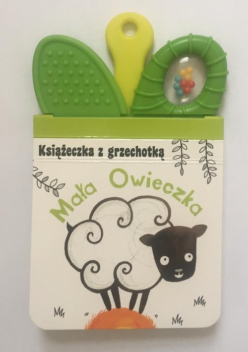 okładka Mała Owieczka Książeczka z grzechotką i gryzaczkiem książka