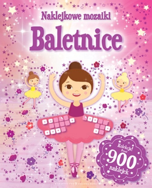 okładka Naklejkowe mozaiki Baletnice książka