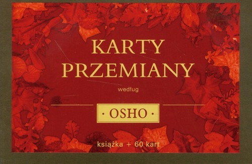 okładka Karty przemiany według Osho + karty książka | OSHO