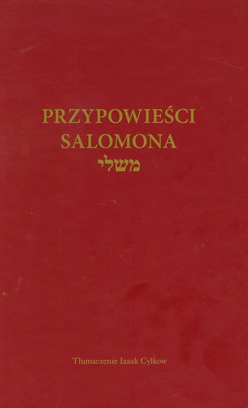 okładka Przypowieści Salomona książka | Izaak Cylkow