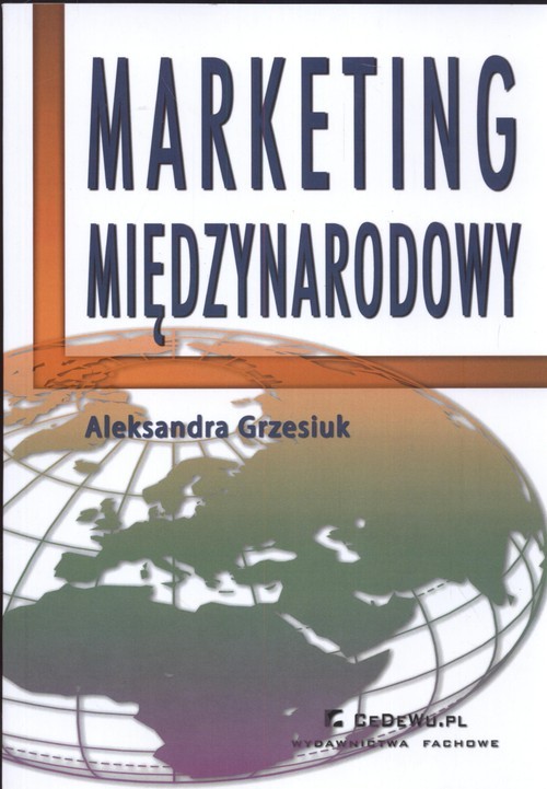 okładka Marketing miedzynarodowy książka | Aleksandra Grzesiuk