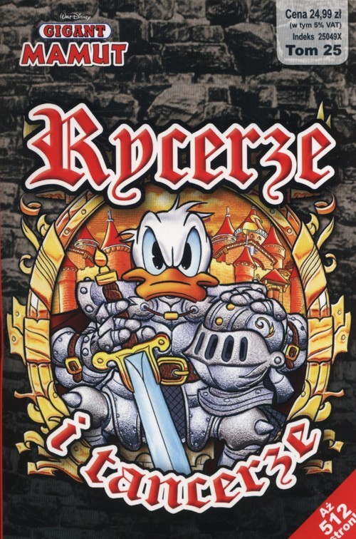 okładka Gigant Mamut Rycerze i tancerze Tom 25 książka