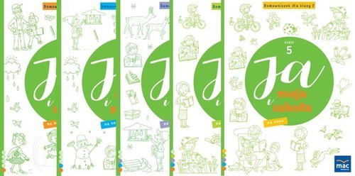 okładka Ja i moja szkoła na nowo Domowniczek 2 Część 1-5 Edukacja wczesnoszkolna książka | Izabela Łazarczyk-Kaczmarek