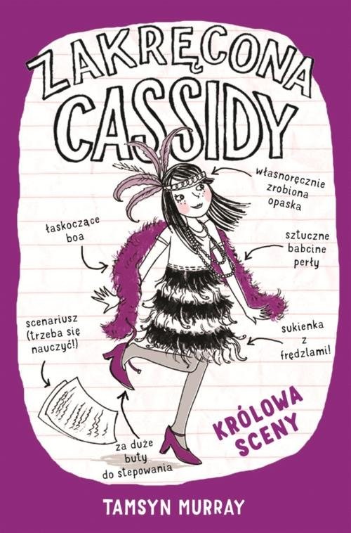 okładka Zakręcona Cassidy Królowa sceny książka | Murray Tamsyn