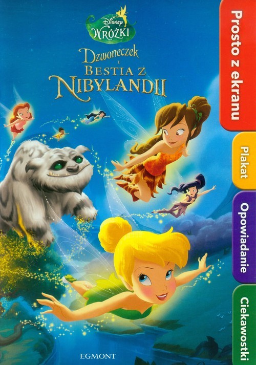 okładka Dzwoneczek i bestia z Nibylandii Prosto z ekranu książka