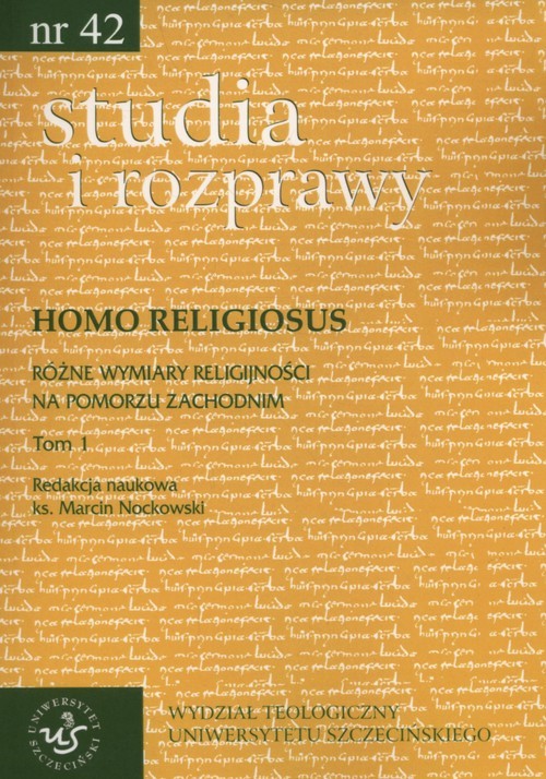 okładka Studia i rozprawy nr 42 Homo religiosus książka