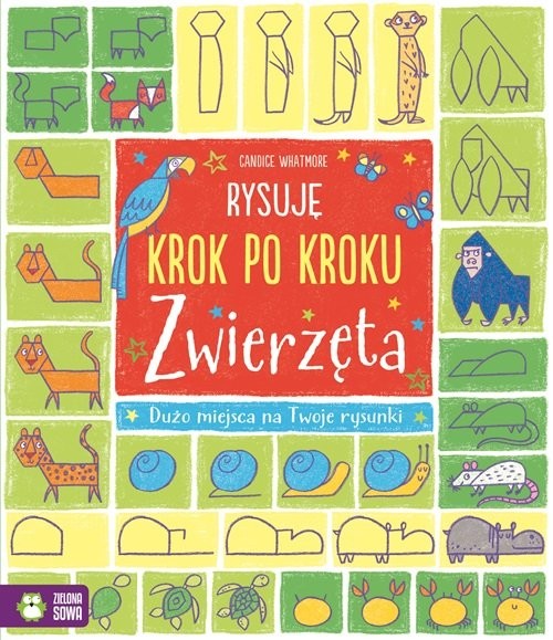okładka Rysuję krok po kroku Zwierzęta książka
