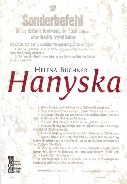 okładka Hanyska książka | Helena Buchner