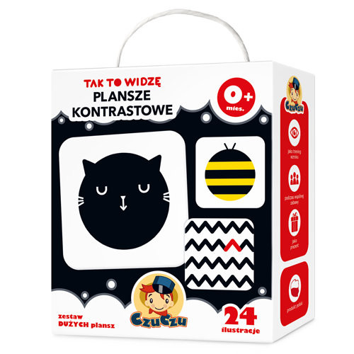 okładka CzuCzu Tak to widzę Plansze kontrastowe 0+ książka