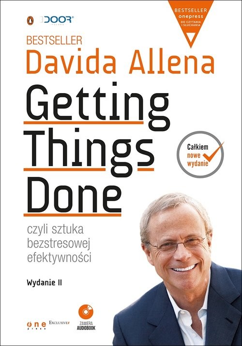 okładka Getting Things Done, czyli sztuka bezstresowej efektywności Książka z płytą CD książka | David Allen