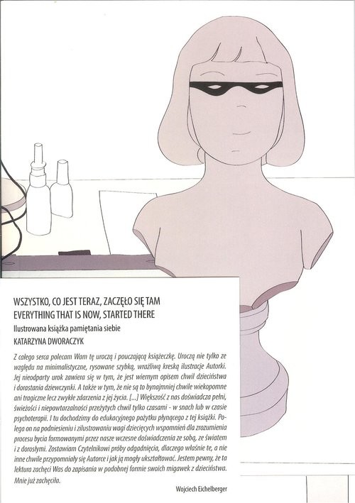 okładka Wszystko, co jest teraz, zaczęło się tam książka | Dworaczyk Katarzyna