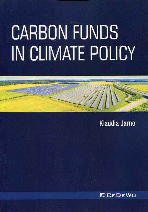okładka Carbon Funds in Climate Policy książka | K Jarno