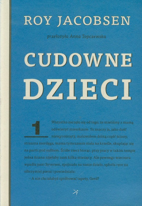 okładka Cudowne dzieci książka | Jacobsen Roy
