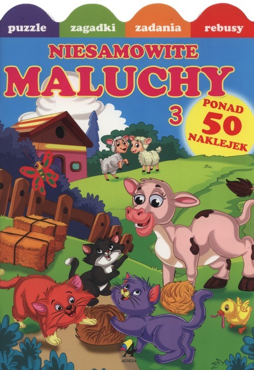 okładka Niesamowite maluchy 3 ponad 50 naklejek książka