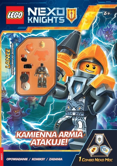 okładka Lego Nexo Knights Kamienna armia atakuje książka