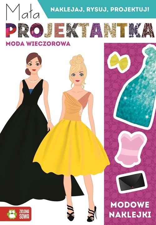 okładka Mała projektantka Moda wieczorowa książka