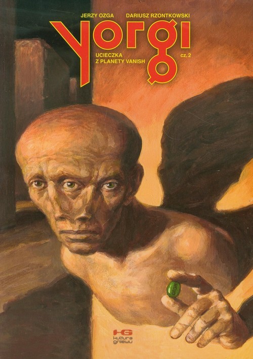 okładka Yorgi część 2 Ucieczka z planety Vanish książka | Rzontkowski Dariusz
