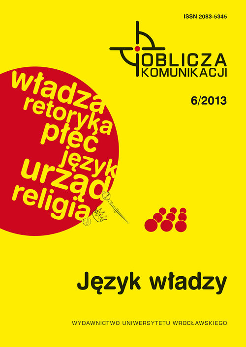 okładka Język władzy książka