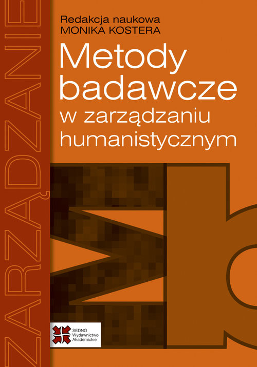 okładka Metody badawcze w zarządzaniu humanistycznym książka