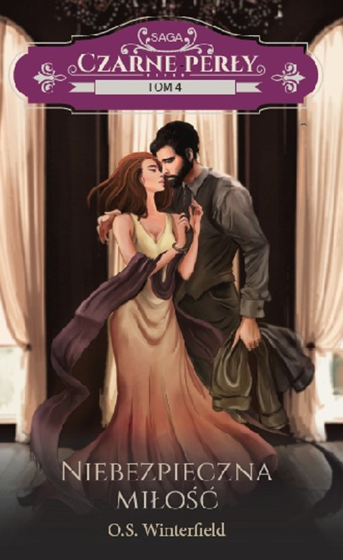 okładka Czarne perły Tom 4 Niebezpieczna miłość książka | Winterfield O.S.