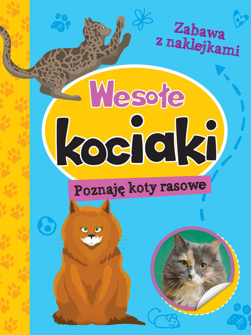 okładka Wesołe kociaki Poznaję koty rasowe książka