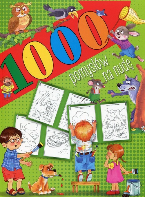 okładka 1000 pomysłów na nudę książka | Kowalska Maja