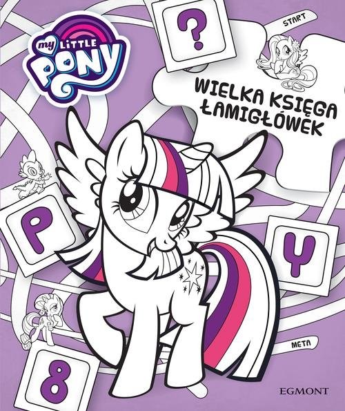 okładka Wielka Księga Łamigłówek My Little Pony książka