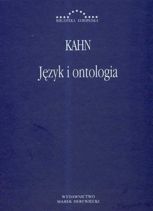 okładka Język i ontologia książka | Charles H. Kahn