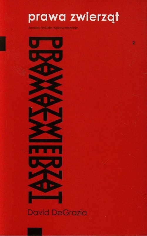 okładka Prawa zwierząt bardzo krótkie wprowadzenie książka | DeGrazia David
