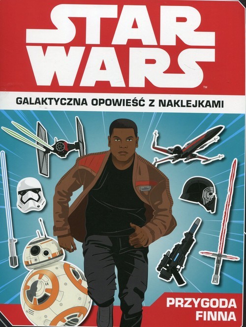 okładka Star Wars Przygoda Finna Galaktyczna opowieść z naklejkami książka | Emily Stead, Emil Fortune