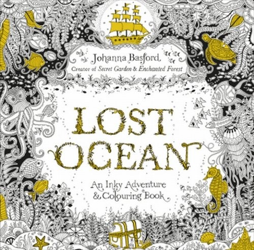 okładka Lost Ocean An Inky Adventure & Colouring Book książka | Johanna Basford