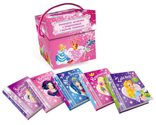 okładka Pudełko z bajkami Ulubione księżniczki książka