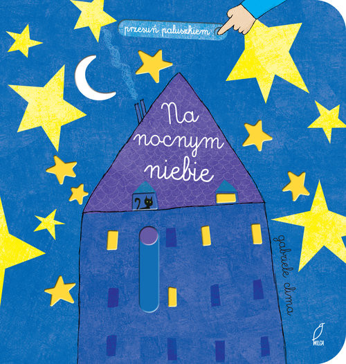 okładka Przesuń paluszkiem Na nocnym niebie książka