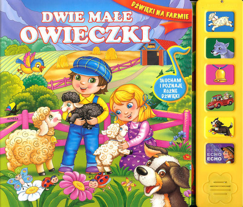 okładka Dwie małe owieczki Książeczka dźwiękowa książka