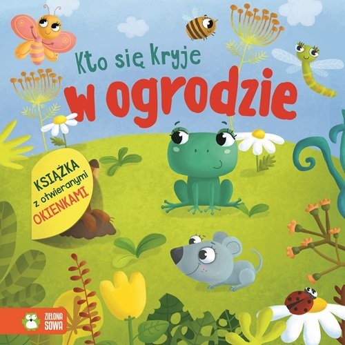 okładka Kto się kryje W ogrodzie książka