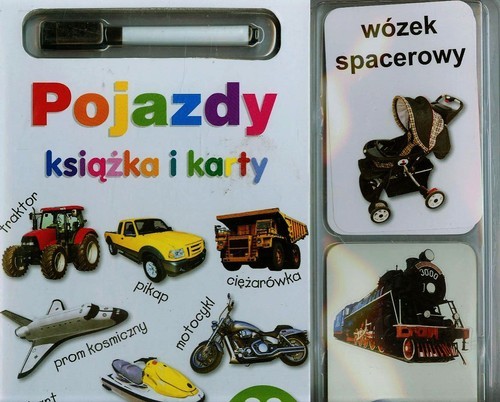 okładka Pojazdy Książka i karty ścieralne książka | Praca Zbiorowa