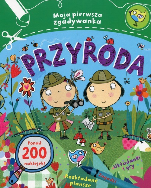okładka Moja pierwsza zgadywanka Przyroda książka | Anna Brett