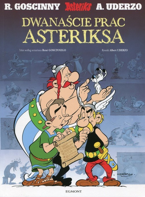okładka Asteriks Dwanaście prac Asteriksa książka | René Goscinny, Albert Uderzo