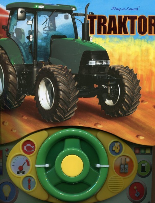 okładka Traktor + kierownica książeczka dźwiękowa książka