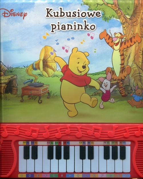 okładka Disney Kubusiowe pianinko książka