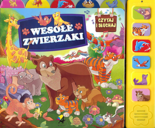 okładka Wesołe zwierzaki Czytaj i słuchaj książka